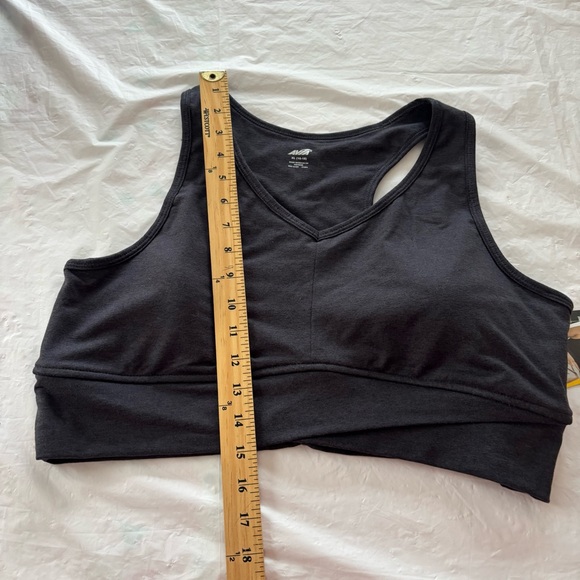 NWT Avia Charcoal Gray Crossover Sports Bra SZ XL - Picture 6 of 12
